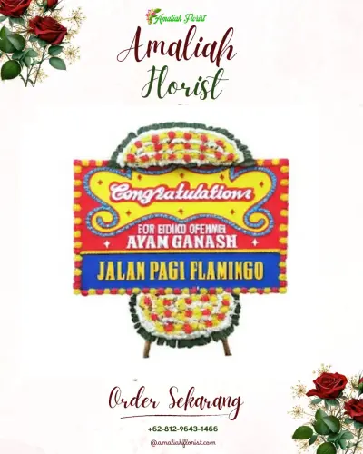 Bunga Papan Congratulation di Kandang Limun